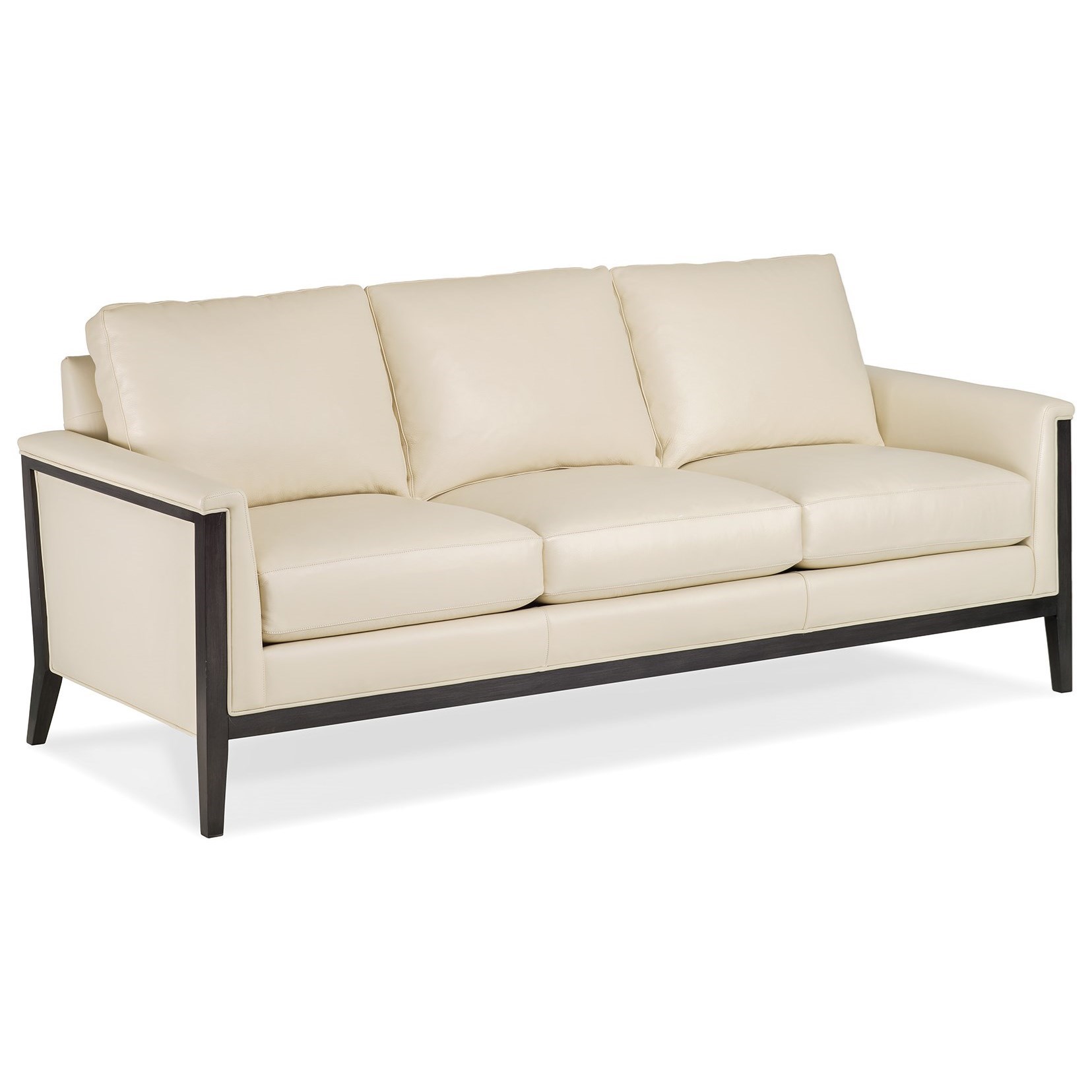 Hancock & Moore Ava 62463 Contemporary Sofa with Exposed Wood Frame